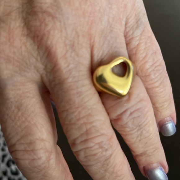 Madewell Jewelry - Madewell brushed gold tone ring NWOT